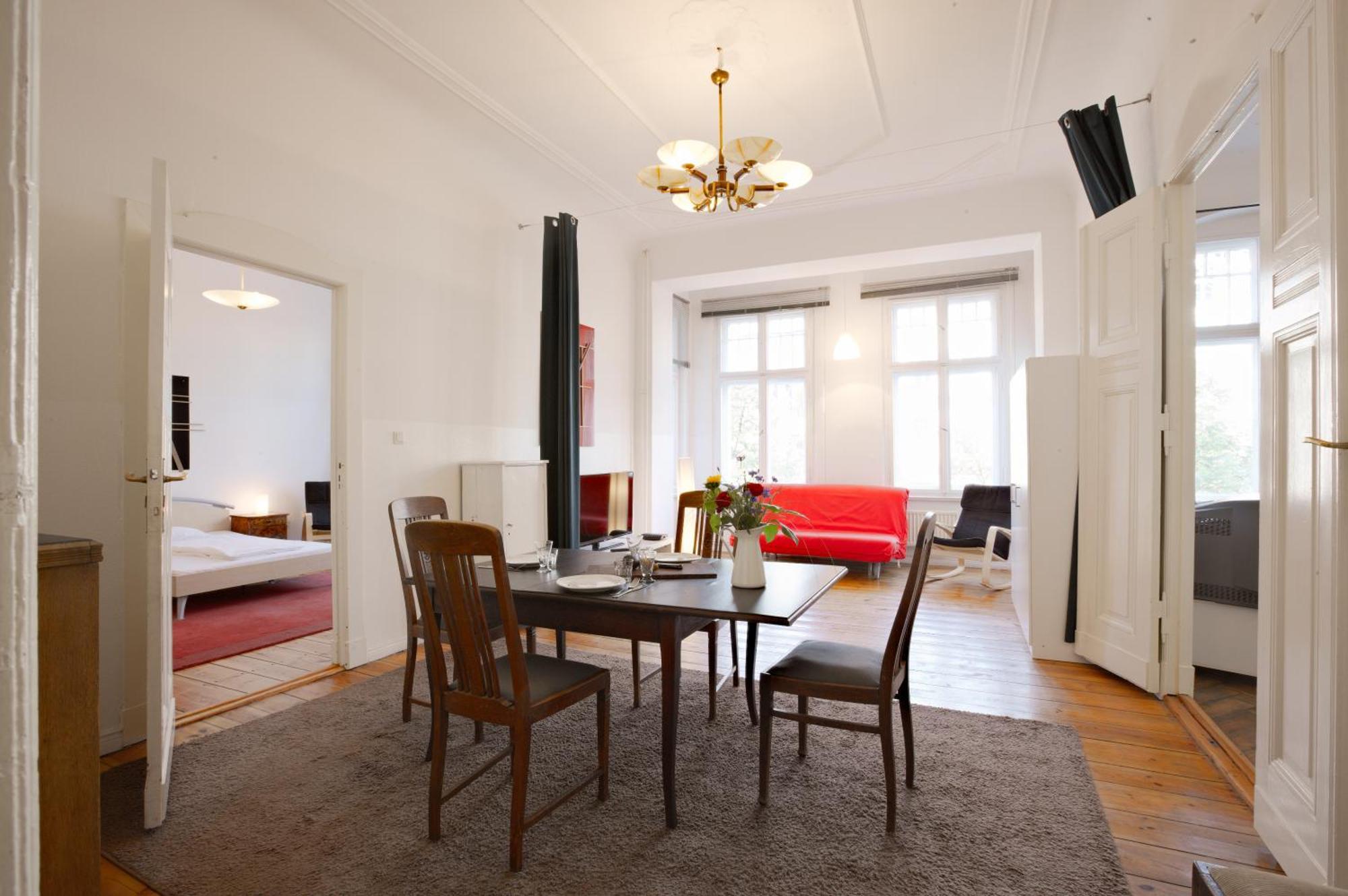 Elegante Altbauwohnung Berlín Exteriér fotografie