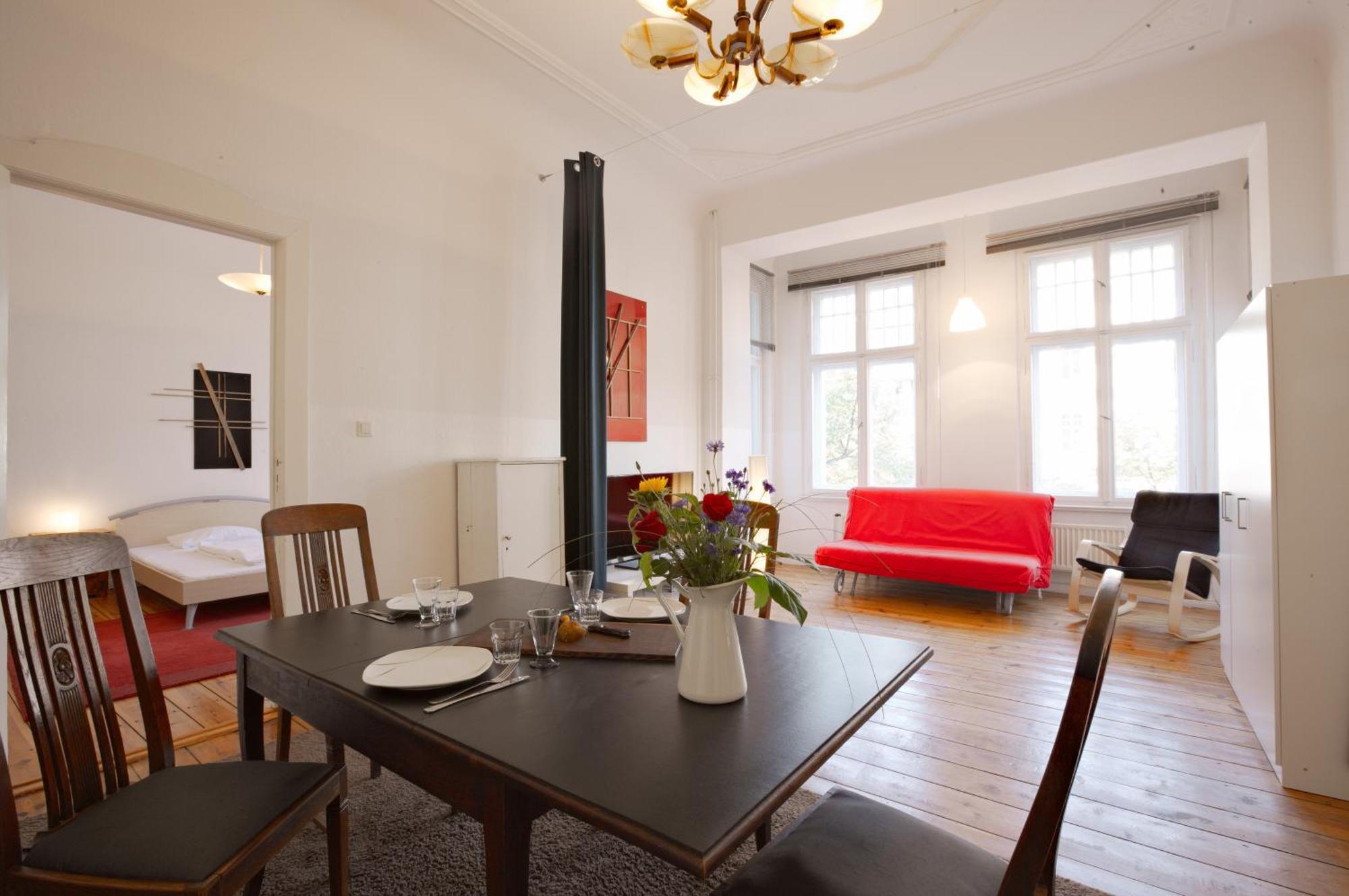 Elegante Altbauwohnung Berlín Exteriér fotografie